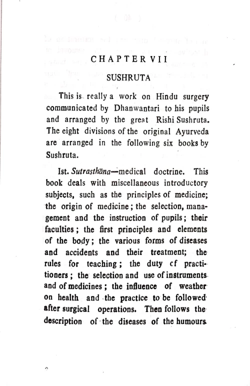 Ayurveda or the Hindu System of Medical Science